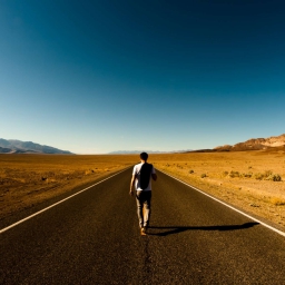 The road 